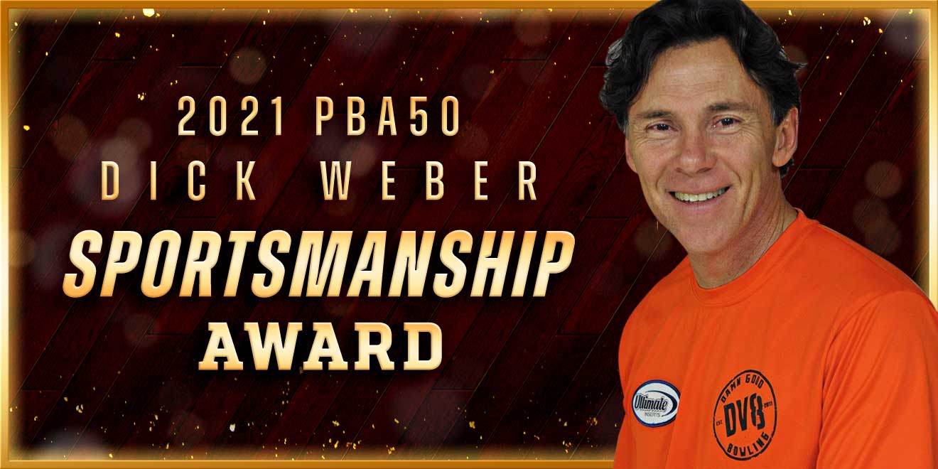 Mark Sullivan Named 2021 PBA50 Dick Weber Sportsmanship Award Winner