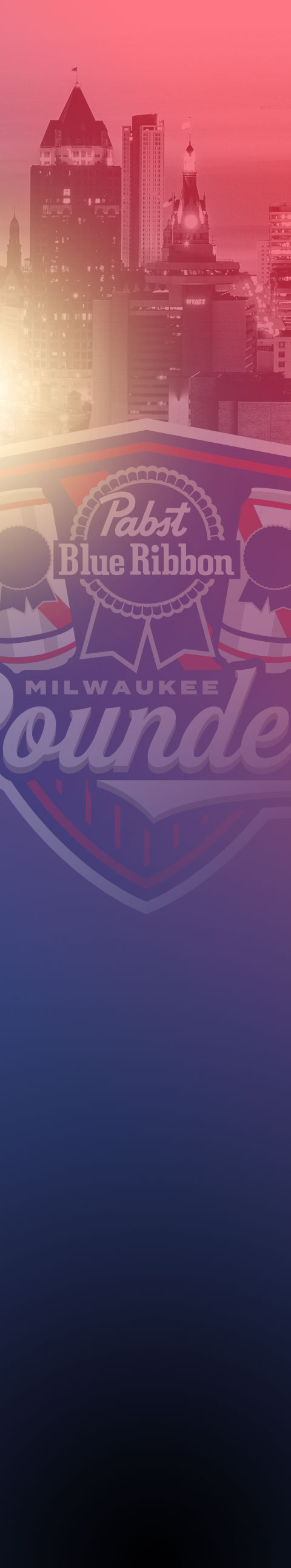 Pabst Blue Ribbon Milwaukee Pounders