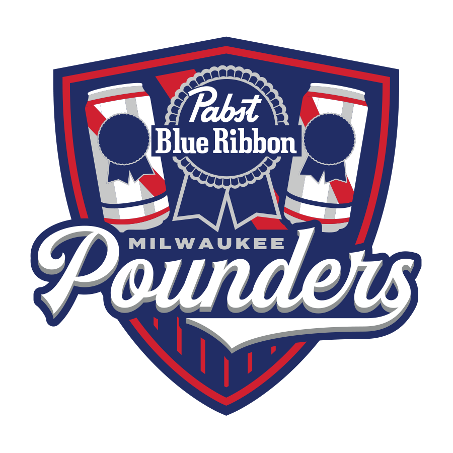 PBR Milwaukee Pounders PBA League Team Logo