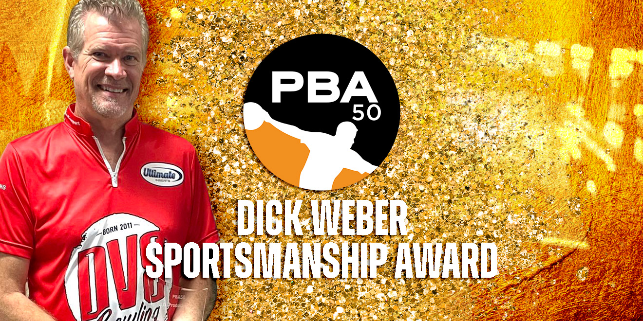 Jeff Johnson Named 2022 PBA50 Dick Weber Sportsmanship Award Winner