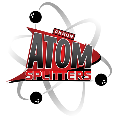 Akron Atom Splitters PBA League Team Logo