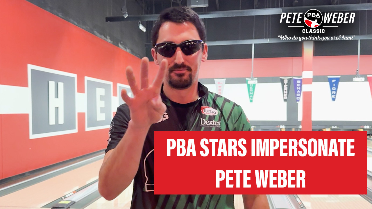 Marshall Kent delivers a Pete Weber Impersonation