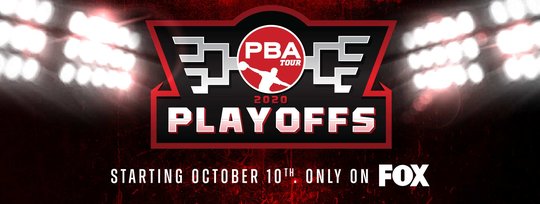 The PBA Playoffs logo with copy that reads starting on October tenth only on Fox