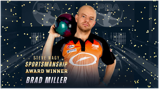 Brad Miller Named 2020 PBA Steve Nagy Sportsmanship Award Winner - Global Hero