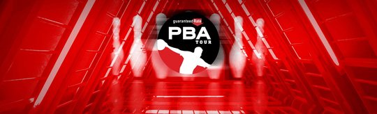 pba tour logo on a red background