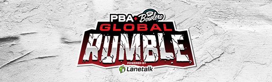 PBA Global Rumble Logo on a gray background