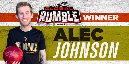  Alec Johnson Wins First-Ever PBA Bowlero Global Rumble - Global Hero 