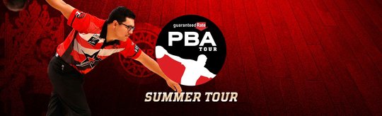 PBA Summer Tour logo with a player 
