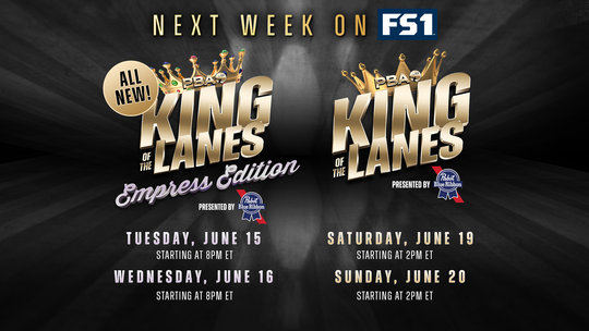 2021 PBA King of the Lanes Series Presented by Pabst Blue Ribbon Begins Tuesday on FS1