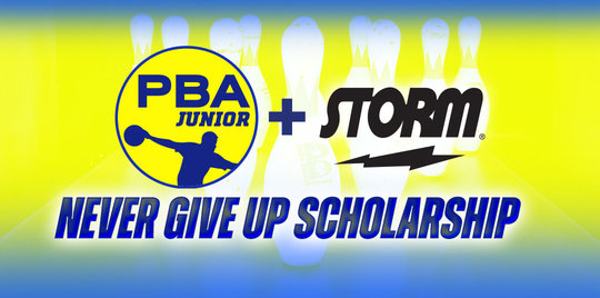 PBA Jr. to Sponsor Never Give Up Scholarship at 2022 Storm Youth Championships