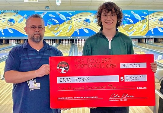 Eric Jones wins PBA Bowlero Spring Hill Open