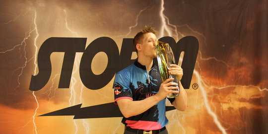 Carsten Hansen won the 2019 Storm Lucky Larsen Masters, the last time the event counted as a PBA Tour title