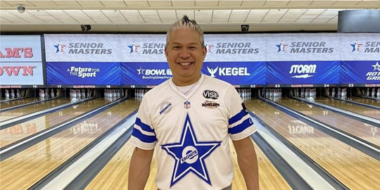 Dino Castillo continues to set the pace after two rounds of the 2023 USBC Senior Masters