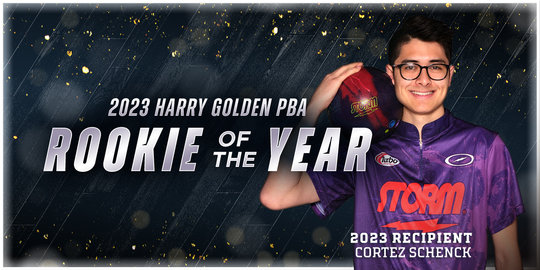 Cortez Schenck Wins the 2023 Harry Golden PBA Rookie of the Year Award