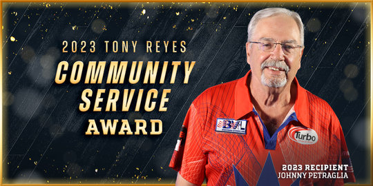 Johnny Petraglia to Receive 2023 PBA Tony Reyes Community Service Award