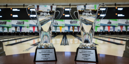 2023 BowlTV PBA Regional Players Invitational Trophies