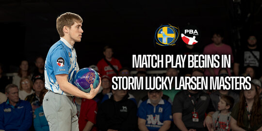 Ryan Barnes Leads Storm Lucky Larsen Masters into Match Play