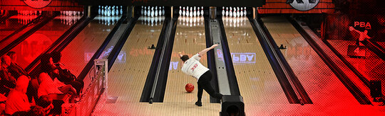 bowling on the PBA TV set