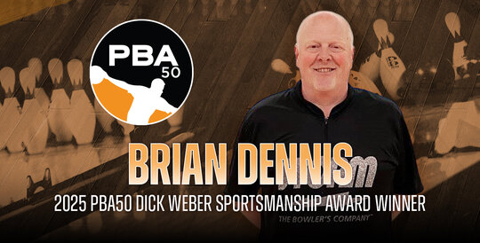 Brian Dennis Posthumously Voted to Receive the 2025 PBA50 Dick Weber Sportsmanship Award