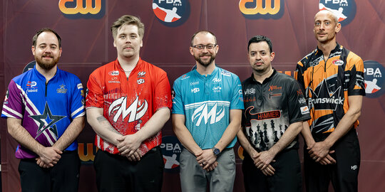 Anthony Simonsen, Santtu Tahvanainen, EJ Tackett, Shawn Maldonado, Matt Ogle advance to Groupon PBA Illinois Classic finals