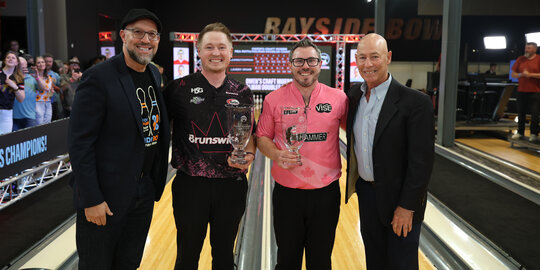 Zach Wilkins, AJ Chapman Each Win First Career Title in 2026 Owen's Craft Mixers PBA Roth/Holman Doubles Championship