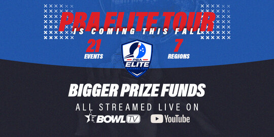 The PBA Elite Regional Tour features 21 events across 7 regions over 3 months and the biggest regional prize pool in history.