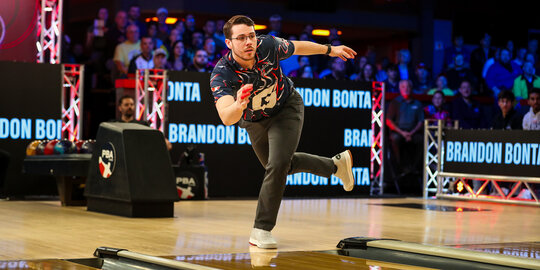 Brandon Bonta Bowling Action Shot