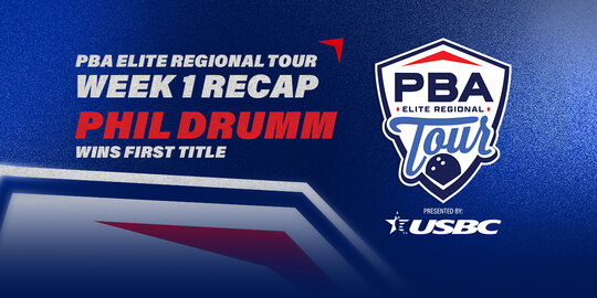 Phil Drumm PBA ELITE Regional Tour Champion Graphic