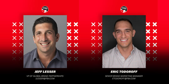Graphic featuring new hires Jeff Lesser and Eric Todoroff